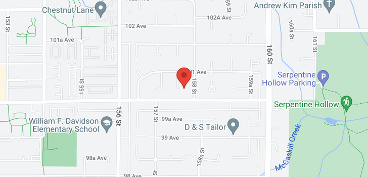 map of 10036 157A STREET